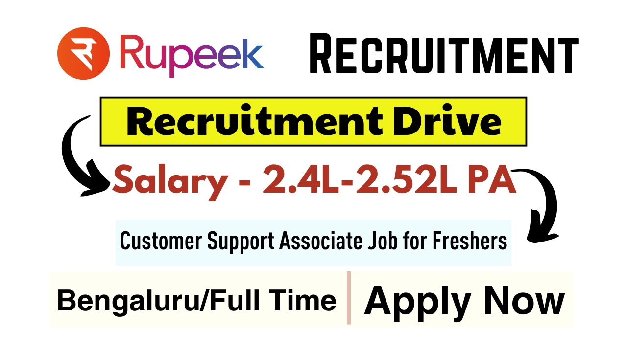 Customer Support Associate Jobs in Rupeek Careers