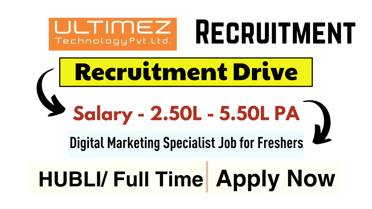 Digital Marketing Specialist - Ultimez Technology Careers