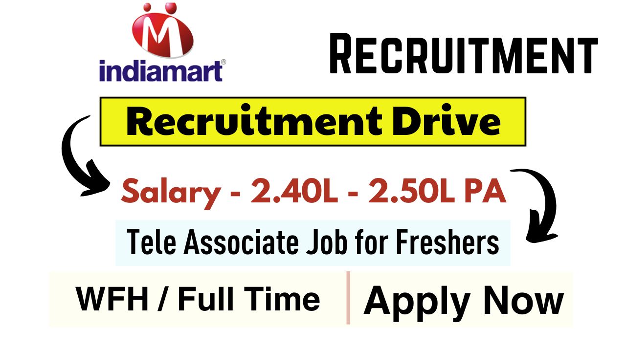 Tele Associate Jobs in IndiaMART Careers