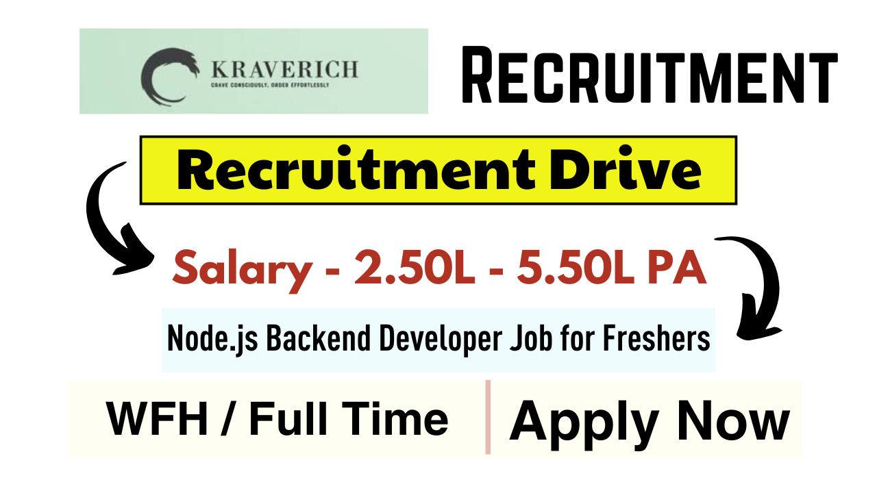 Node.js Backend Developer - KraveRich Retail Pvt. Ltd.