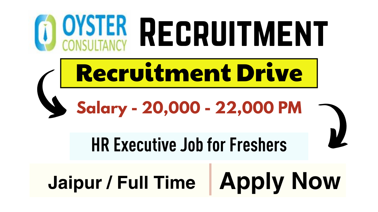 HR Executive Jobs in Oyster Consultancy Careers